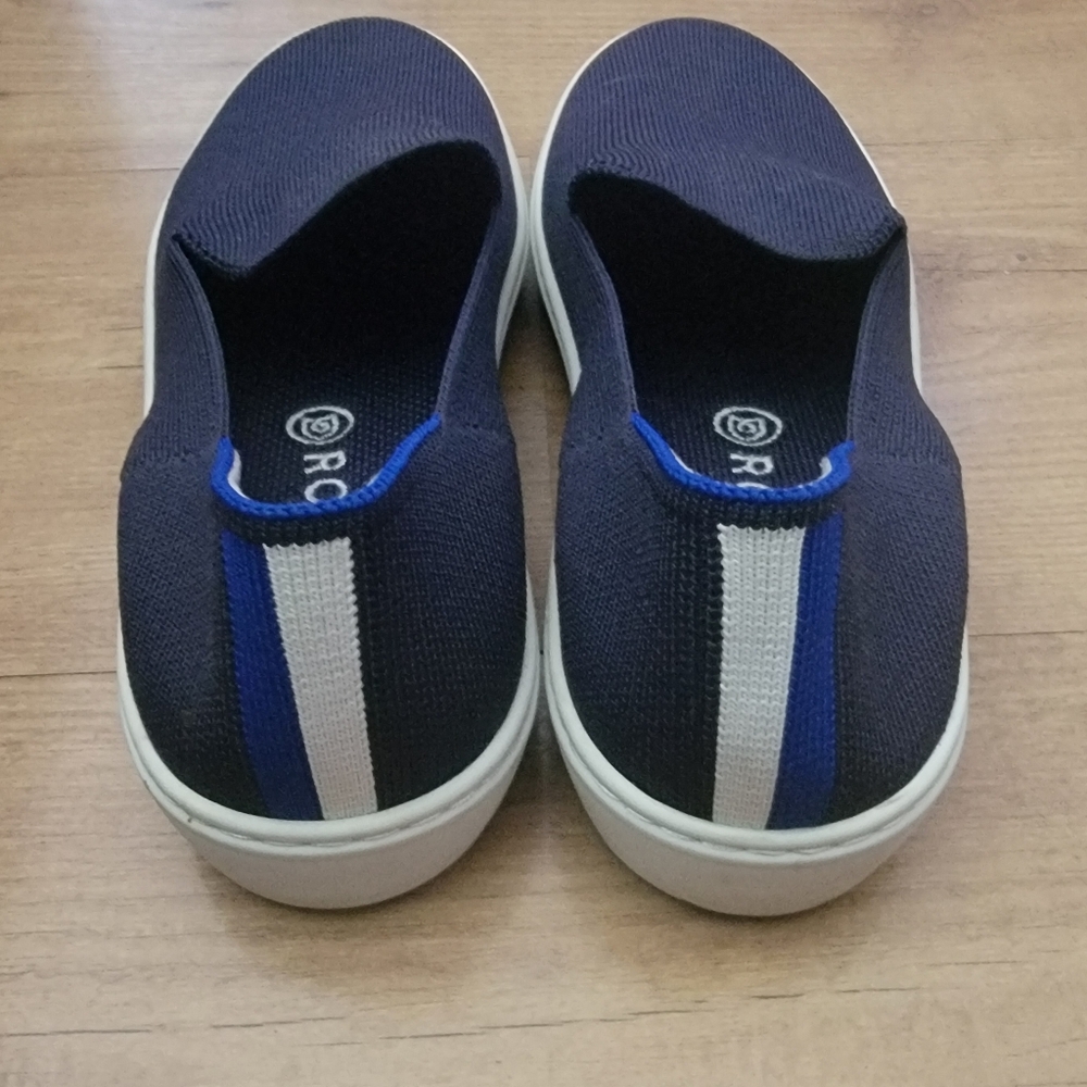 Rothy's The Original Slip On Deep Navy Blue Sneaker - Picture 6 of 10